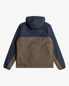 Men's Waterproof Breathable Windbreaker Jacket Top Popular Color <b>Block</b> Rain Jacket Plus Size Windproof for Outdoor Use - Product Image 2