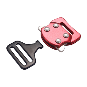 Boucle Cobra en aluminium léger, petite taille, résistance à la traction de 300 kg, pour harnais de sauvetage d'urgence - Product Image 1