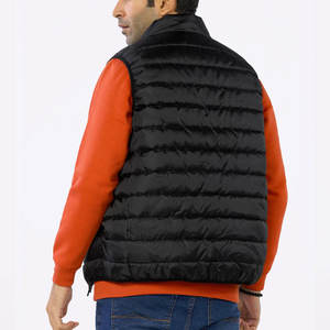 Chalecos acolchados sin mangas de alta calidad para hombre, ligeros, de tela de poliéster, con cuello alto y cierre de cremallera. - Product Image 6