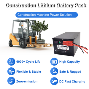 리튬 모터 배터리 시스템 내장 BMS, 전기 미니 굴삭기 EV 지게차용, 타입 2 AC 고속 충전 지원 - Product Image 4