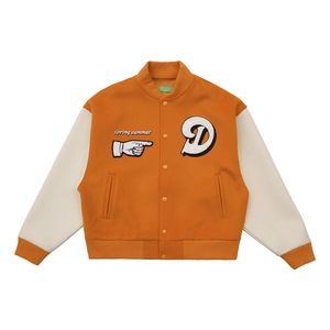 Autumn <b>Men's</b> Custom Logo Windproof Waterproof Varsity College <b>Jackets</b> <b>Long</b> Sleeve with Plain Dyed Processing Coating - Product Image 6