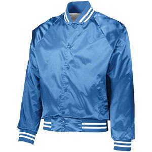 Chaquetas de Béisbol Personalizadas con Logotipo Bordado en Lana Chenille para Hombre, Estilo Vintage, Manga de Cuero Naranja, Cuello Alto, Delgadas, para Invierno - Product Image 3