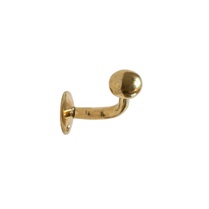 Classic Brass Wall <b>Hook</b> Single Coat Hanger Rust Resistant Metal <b>Hook</b> <b>for</b> Clothing Storage Installation with Drill - Product Image 5
