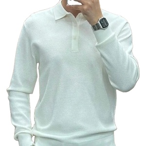 Man With Collar Tee <b>Shirts</b> Slim Fit <b>Polo</b> T <b>Shirt</b> for Men <b>Orange</b> Top No Logo Streetwear Cotton Clothing Chic Comfortable Basic - Product Image 1