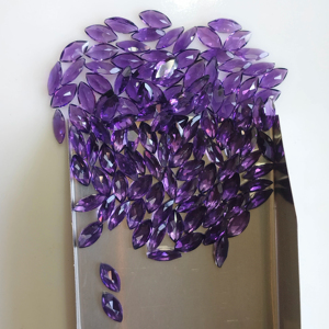 Ametyste naturelle africaine 7x3.5MM taille marquise, qualité supérieure, violet foncé, pierre précieuse en vrac pour la fabrication de bijoux - Product Image 4