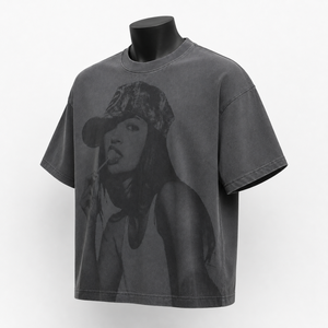 Camiseta de Hombre de Alta Calidad, Estilo Vintage, Lisa, 280g, 100% Algodón, Ropa de Moda Urbana - Product Image 3
