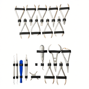 Juego de 18 Instrumentos Dentales de Ortodoncia, Empuñadura Ergonómica, Acero Inoxidable, Kit Quirúrgico para Estudiantes - Product Image 4