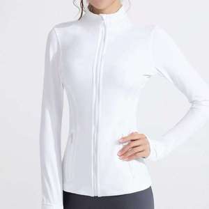 Women Yoga Set 3 Piece Seamless <b>Sports</b> <b>Bra</b> High Waist Shorts <b>Zip</b> Up Jacket Workout Outfit - Product Image 4