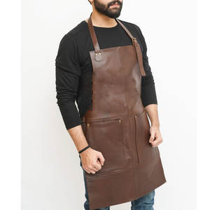 Vente en ligne du fabricant leader : Tabliers de soudeur en cuir de conception professionnelle, dernière conception, toutes tailles, avec manchons de protection - Product Image 5