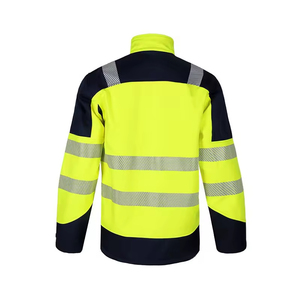 Chaqueta de Seguridad de Alta Visibilidad para Trabajo de Construcción, Color Naranja Reflectante, Chaqueta Protectora de Alta Visibilidad de ZOHAN CREATIONS - Product Image 3