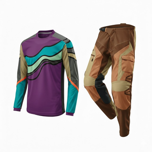 Équipements de course de motocross, vêtements de moto tout-terrain, vêtements de moto, maillot, pantalon, uniforme, ensemble d'équipements de motocross tout-terrain - Product Image 3