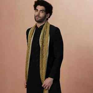 Salwar Kameez de Diseñador de Lujo para Novio, Traje Real Indio Pakistaní para Boda, Sin Arrugas, Protección Solar - Product Image 1