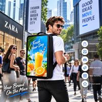 Layar LCD Digital Signage Portabel Tahan Air Android 21,5 Inci untuk Iklan, Acara, dan Promosi Ritel