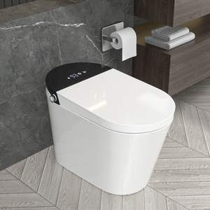 One Piece Smart <b>Toilet</b> Heated <b>Seat</b> Self-Cleaning Auto Sensor Flush Digital LED Display Night Light Elongated Bidet <b>Toilet</b> <b>Warm</b> - Product Image 2