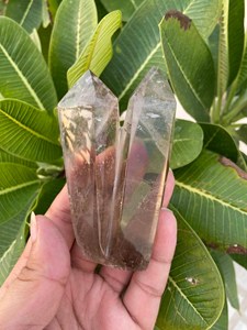 หินควอตซ์สโมคกี้ธรรมชาติทรงพุ่มขึ้นรูป ขัดเงาด้วยมือ หินบำบัด ผู้ผลิตแบบ OEM ODM - Product Image 2