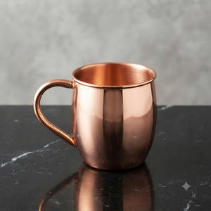 Taza Moscow Mule de Cobre Puro al por Mayor, Acabado Liso, Taza para Beber Hecha a Mano, Taza de Bar para Cócteles, Cerveza, Café, Fabricante OEM - Product Image 4