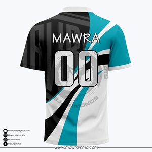 Maillot de football personnalisé à séchage rapide pour homme, maillot de foot par sublimation, t-shirt de fitness MAWRA MMA BJJ, kit d'équipe rayé, vêtements de sport d'entraînement - Product Image 6
