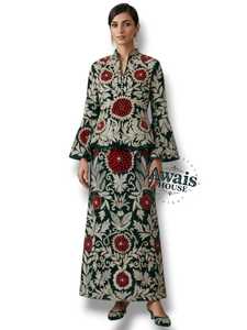 AWAIS HOUSE เสื้อผ้าอิสลามขายส่ง ชุดแต่งงานแบบดั้งเดิมน้ำหนักเบา ทำมือ 'D'-Plus Kaftan Abaya Dubai โพลีเอสเตอร์คุณภาพสูง - Product Image 6