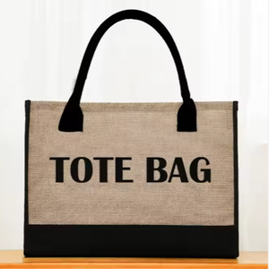 Bolso de Mano Ecológico de Yute para Mujer, Bolso de Hombro de Fibra Natural con Estilo - Product Image 4