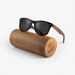 Custom Logo Bamboo <b>Wooden</b> Eyewear Men Women Retro Classic Sun Glasses Eco Friendly Luxury Polarized Wood <b>Temple</b> Shade - Product Image 2