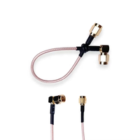 Câble coaxial RG316 50 ohms avec connecteur SMA DC-6GHz pour les communications télécom