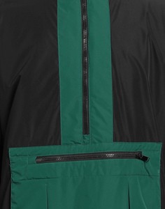 Veste coupe-vent pour homme style décontracté avec fermeture éclair intégrale, tissu imperméable et coupe-vent, capuche intégrée - Product Image 4