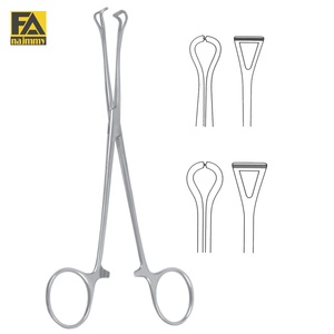 Pinces à tissus Babcock 6,4 pouces en acier inoxydable, instrument chirurgical pour usage vétérinaire - Product Image 1