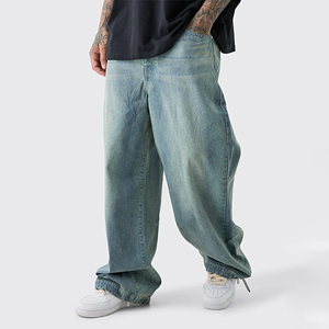 Corte relajado, estilo atemporal: los pantalones vaqueros de pierna ancha para hombre aportan un estilo descontraído en cada tono. Disponible para pedidos al por mayor. - Product Image 2