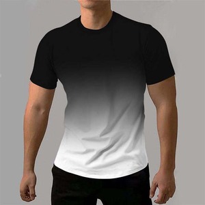 T-shirt de sport léger pour homme, en coton tricoté 100 %, respirant et écologique, idéal pour la course et la gym (vente en gros) - Product Image 5
