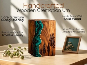 Handmade Rosewood Tree Life Cremation Urn Engraved Memorial <b>Keepsake</b> <b>for</b> Baby Pet Human <b>Ashes</b> Eco-Friendly Durable Medium Size - Product Image 2