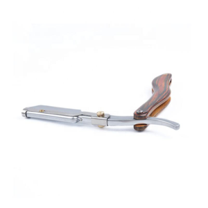 Wholesale Professional Double Edge Shaving <b>Razor</b> Stainless Steel Wooden Handle Barber <b>Razor</b> Custom OEM for <b>Men</b> - Product Image 1