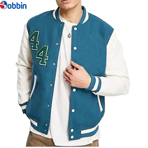 2025 Custom Logo Men's College Baseball <b>Jacket</b> Casual <b>Sheep</b> Leather Winter <b>Jacket</b> Style Turn-down Collar Regular Fit Autumn Wear - Product Image 6