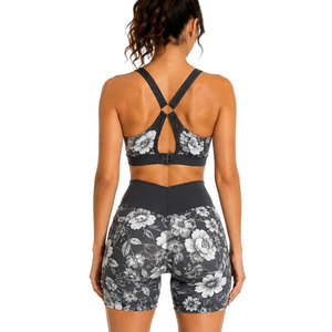Conjunto Deportivo Personalizado sin Costuras para Mujer, Ropa Deportiva Elástica para Entrenamiento Físico, Ropa Deportiva Activa de Dos Piezas - Product Image 2