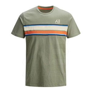 T-shirt décontracté pour homme KATBROS INDUSTRY, marque privée, respirant, en coton/fibre de bambou, coupe ample, manches courtes, confortable - Product Image 1