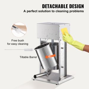 Insaccatrice Elettrica Verticale 200W, Capacità 10L, Velocità Regolabile, Acciaio Inox 304, Design Verticale per Uso Industriale - Product Image 6