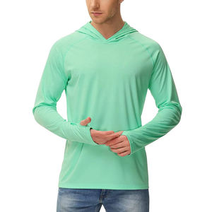 เสื้อฮู้ดตกปลาป้องกันรังสียูวีแบบกำหนดเอง รับผลิตสินค้าภายใต้แบรนด์ของลูกค้า ขายส่ง ผู้ผลิต OEM ผลิตจำนวนมาก เสื้อผ้ากันหนาวสวมใส่สบาย ผู้จัดจำหน่าย - Product Image 4