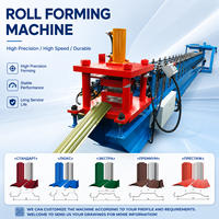 Machine de formage à froid automatique pour clôture en palissade métallique avec contrôle PLC et découpe hydraulique