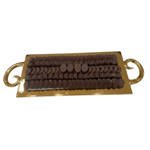Elegante Bandeja de Plata Hecha a Mano para Chocolates y Postres, Bandeja de Metal de Alta Calidad para Servir Dulces, a Excelente Precio - Product Image 3