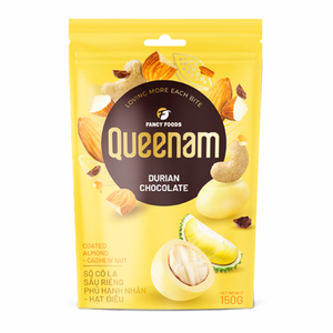 Envío Global al por Mayor, Chocolate Dragee de Alta Calidad HALAL OEM/ODM, Nueces de Almendra y Anacardo Cubiertas de Chocolate Durian, 150G, Precio Especial - Product Image 1