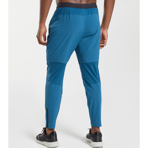 Fabrication professionnelle sur mesure de pantalons de jogging pour hommes, coupe ajustée, imperméables, anti-boulochage, avec cordon de serrage, en polyester/coton, vente en gros - Product Image 5