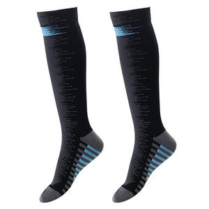 Chaussettes de compression imprimées pour équipes sportives, en coton, antidérapantes, avec logo personnalisé, de haute qualité, OEM ODM - Product Image 1