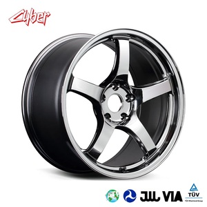 <span class=keywords><strong>Jantes</strong></span> en alliage d'aluminium forgé chromé à 5 branches <span class=keywords><strong>pour</strong></span> RAYS 57CR LIMITED RBC Benz BMW Audi Ford Toyota Honda Nissan Mazda Subaru - Product Image 1