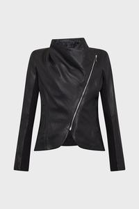 Veste en cuir véritable de haute qualité pour femmes, coupe ajustée moderne, personnalisation de la marque, vestes en cuir pour femmes - Product Image 4