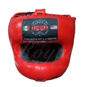 Protector de cabeza de cuero de Color sólido de nuevo diseño 2023 protector de cabeza de boxeo para hombres de tamaño personalizado superventas al por mayor - Product Image 1