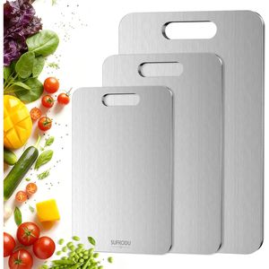 Set di 3 Taglieri in Titanio a Doppia Faccia, 100% Separabili, per Cucina - Product Image 2