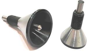 Herramienta de bricolaje de búsqueda de centro precisa y precisa para ingenieros y maquinistas Punzón de campana en barra redonda JUEGO de AMBOS metales - Product Image 4