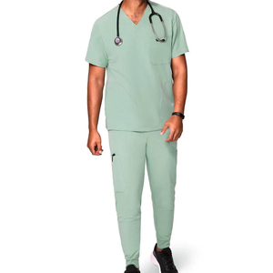 Uniformes de Trabajo para Hospital, Modernos y Elegantes, para Mujer, Tejidos en 100% Algodón, Conjuntos de Uniformes Médicos con Logotipo Personalizado, Detección de Agujas - Product Image 3