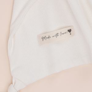 Organic Bamboo White Cuddle <b>Toy</b> for Baby Premium Quality Product - Product Image 3