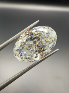 Diamant ovale brillant de haute qualité créé en laboratoire, EF VVS2, pierre lâche certifiée IGI pour la fabrication de bijoux fins et de bagues - Product Image 5