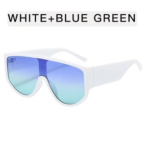 Wholesale <b>Plastic</b> Lunettes De Soleil Oversized One Piece Lens Fashion Sun <b>Glasses</b> Vintage Retro Women Men Shades Sunglasses 2025 - Product Image 2